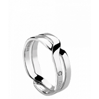 Anillo Damiani Mujer Baci in Oro Diamante 0.05 Ct 20045711-11 - 20045711-11